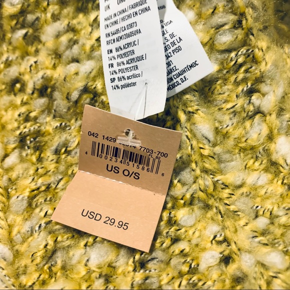 AEO Mustard Yellow Scarf - Picture 5 of 5